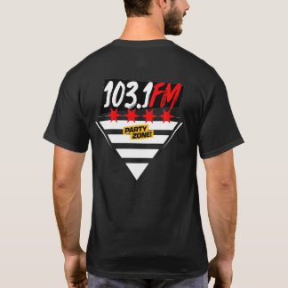 Chicago Stars Party Zone 103.1 FM Logo T-Shirt