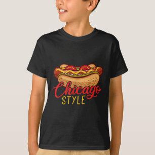 Chicago Style Best Hot Dog Geschenk Hotdog T-Shirt
