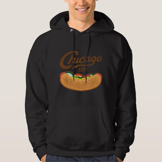 Chicago Style Hot Dog Summer  Hoodie (Vorderseite)
