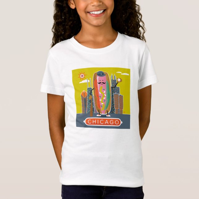 Chicago-Style Hotdog T-Shirt (Vorderseite)