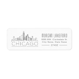 Chicago Stylized Skyline  