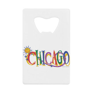 Chicago Sun und Stars Geldbeutel Flaschenöffner