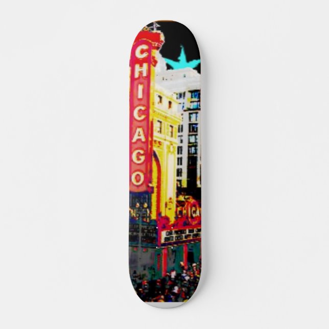 Chicago-Theater-Skateboard Skateboard (Vorne)
