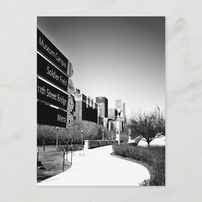 Chicago This way Postcard Postkarte (Vorderseite)
