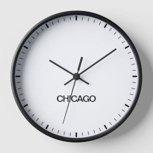 Chicago Time Zone Newsroom Style Uhr