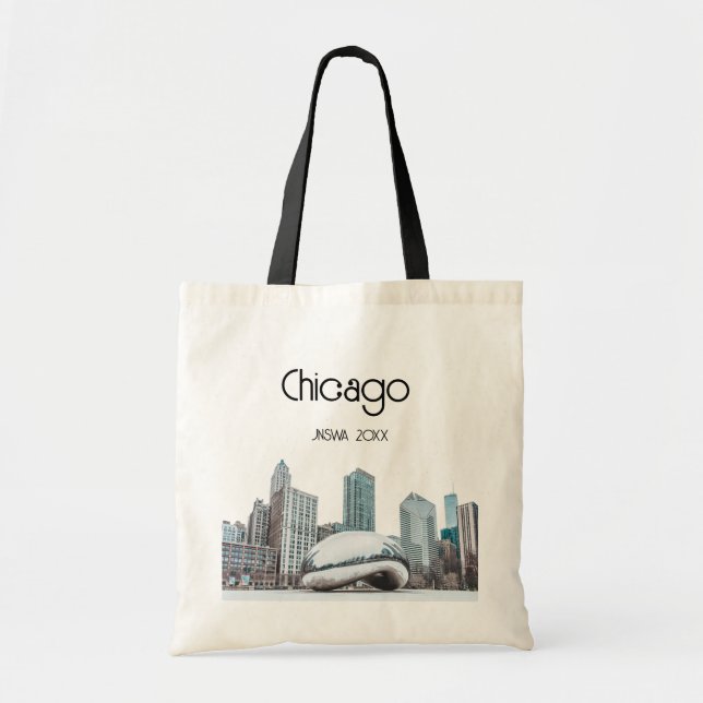 Chicago Tote Bag Corporate Event Begrüßungsbeutel Tragetasche (Vorne)