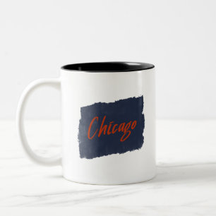 Chicago Typographie manuscrite Café Mug
