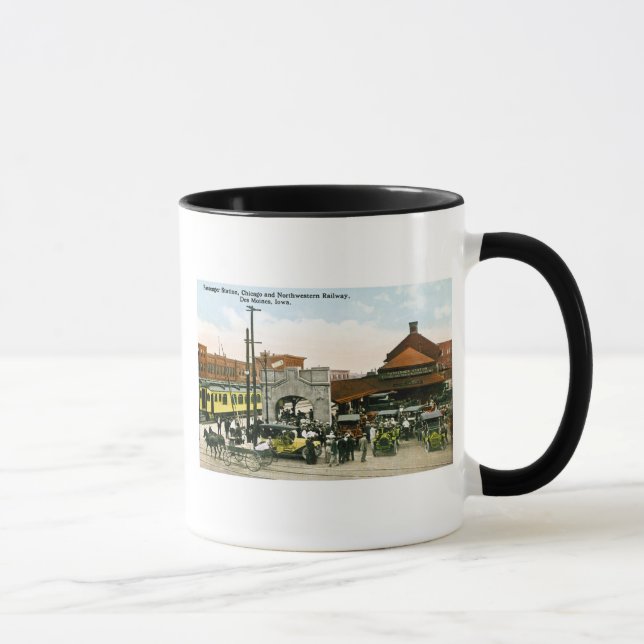Chicago u. nordwestliche Eisenbahn, Des Moines, Tasse (Rechts)