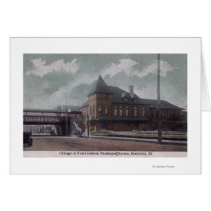 Chicago u. nordwestlicher Bahnhof