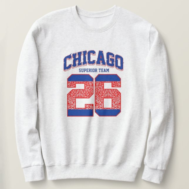 Chicago varsity letter athletic  sweatshirt (Design vorne)