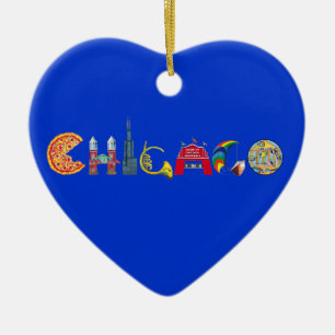 Chicago-Verzierung Keramikornament