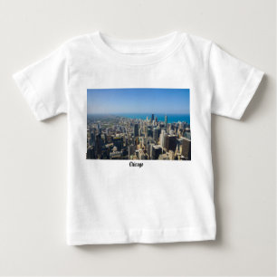 Chicago von oben baby t-shirt