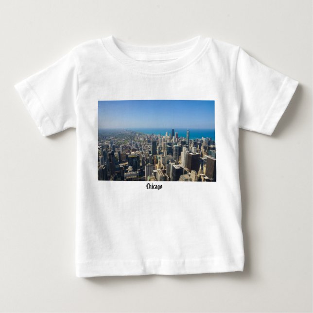 Chicago von oben baby t-shirt (Vorderseite)