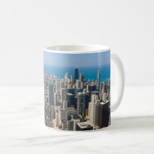 Chicago von oben Coffee Tasse