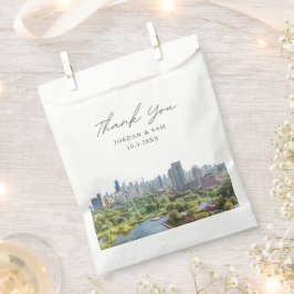 Chicago Wedding Personalisiert Foto Geschenktütchen
