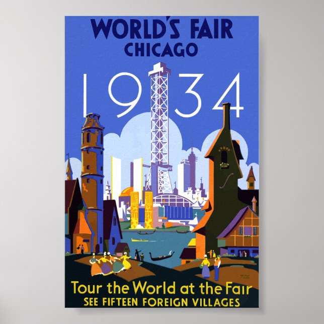 Chicago-Weltausstellung 1934 Poster (Vorne)
