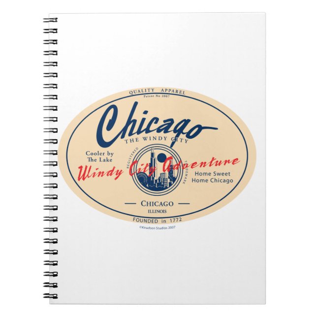 Chicago Windy City Notizblock (Vorderseite)