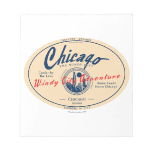 Chicago Windy City Notizblock