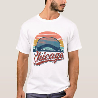 Chicago | Windy City Vintage Skyline T-Shirt
