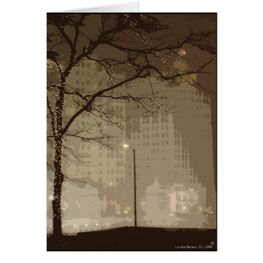 Chicago-Winter-Märchenland Karte
