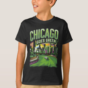 Chicago wird grün am St. Patrick's Day T-Shirt