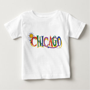 Chicago-With-SUn—KIDS Baby T-shirt