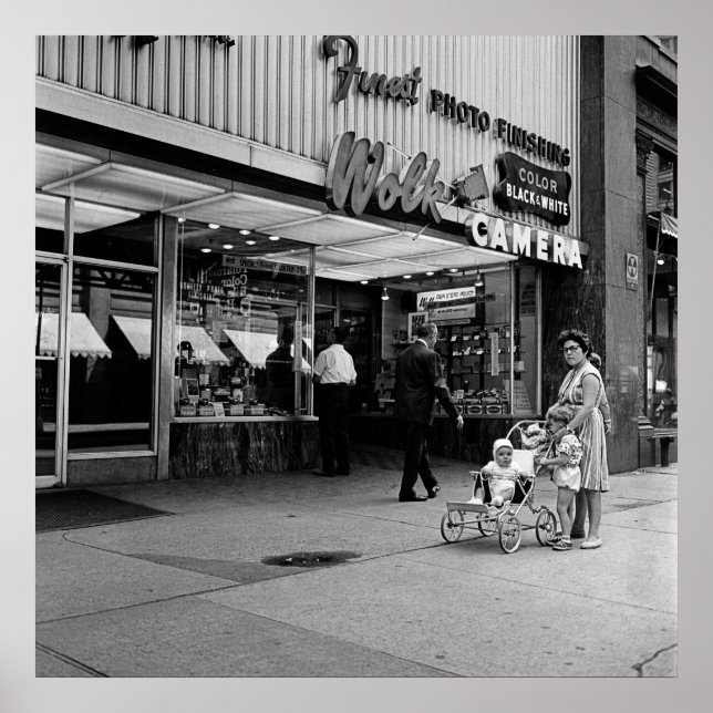 Chicago Wolk Camera 1963 Foto 133 North Wabash Poster (Vorne)