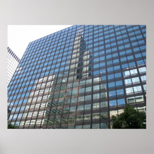 Chicago Wolkenkratzer Vom Fluss aus gesehen Poster