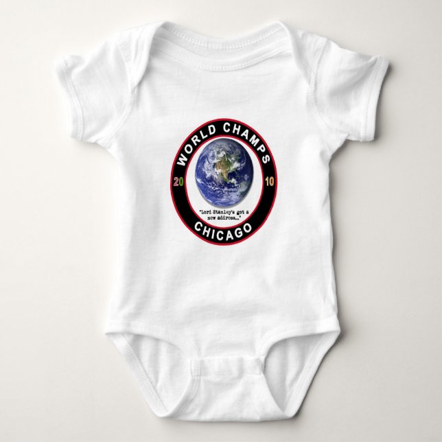 CHICAGO WORLD CHAMPS BABY STRAMPLER (Vorderseite)
