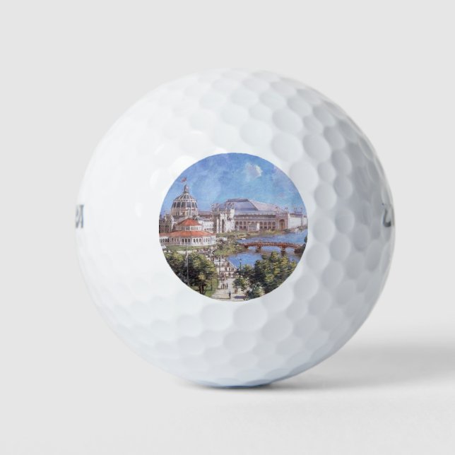 Chicago World's Fair (Columbian Exposition) Golfball (Vorderseite)