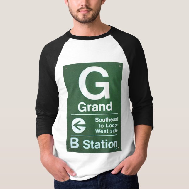 Chicago-Zeichen T-Shirt (Vorderseite)