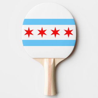 Chicagoer Flag Pong Paddle Tischtennis Schläger