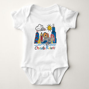 Chicagoer Regeln Baby Strampler