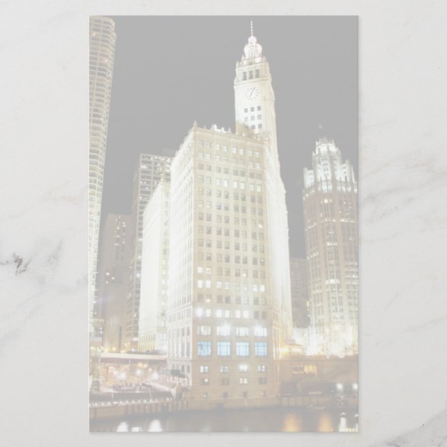 Chicagoer Sehenswürdigkeit Briefpapier (Vorderseite)