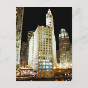 Chicagoer Sehenswürdigkeit Postkarte
