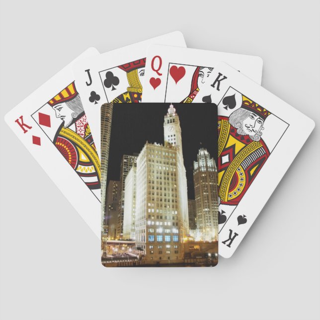 Chicagoer Sehenswürdigkeit Spielkarten (Rückseite)