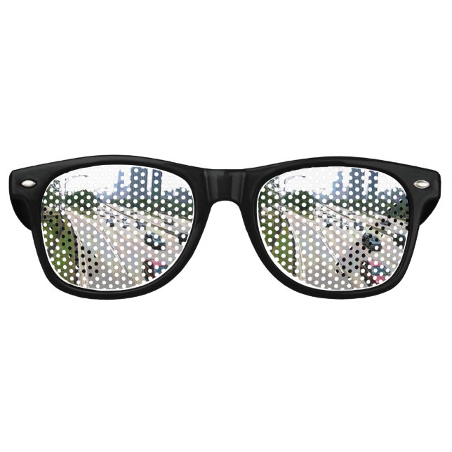 Chicagoer Verkehr in Sandstone Partybrille (Vorderseite)