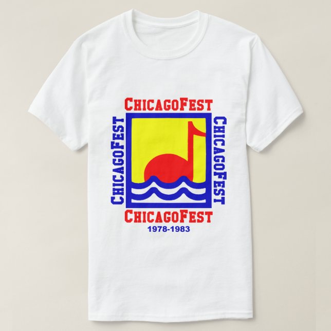 ChicagoFest, Chicago IL (1978-1983) T-Shirt (Design vorne)