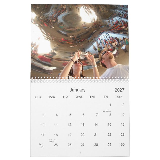 CHICAGOleute u. -plätze Kalender (Jan 2027)