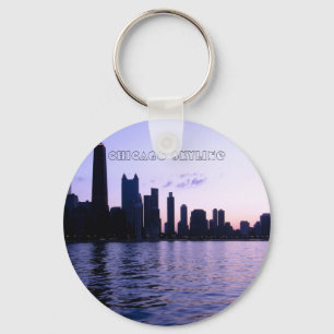 Chicagoskyline-Schlüsselanhänger Schlüsselanhänger