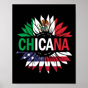 Chicana-Shirt Männer Frauen Kinder Mädchen Jungen  Poster