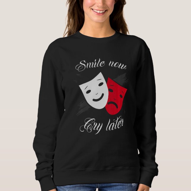 Chicano and chicana for Smile Now Cry Later Premiu Sweatshirt (Vorderseite)