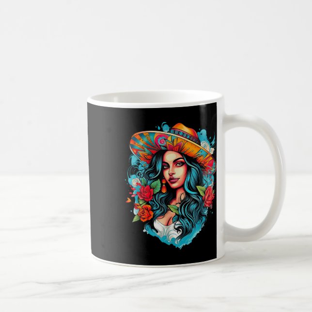 Chicano Chicana La Raza Kaffeetasse (Rechts)