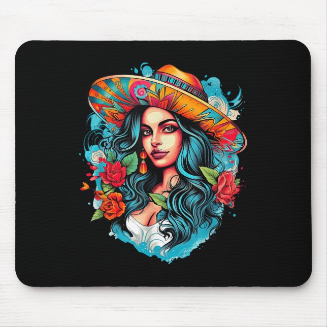 Chicano Chicana La Raza Mousepad (Vorne)