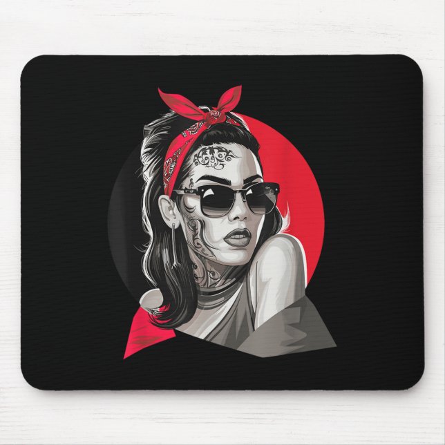 Chicano Chicana La Raza Mousepad (Vorne)