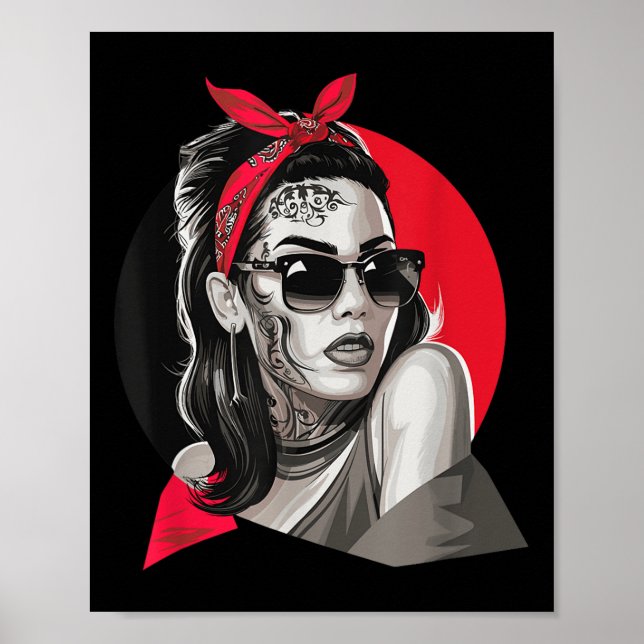 Chicano Chicana La Raza Poster (Vorne)