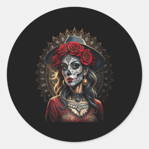 Chicano Chicana La Raza Runder Aufkleber
