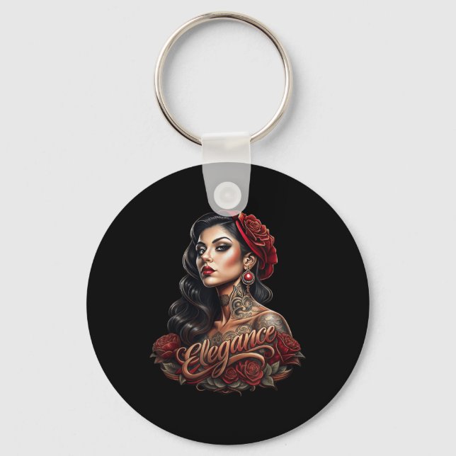 Chicano Chicana La Raza Schlüsselanhänger (Vorderseite)