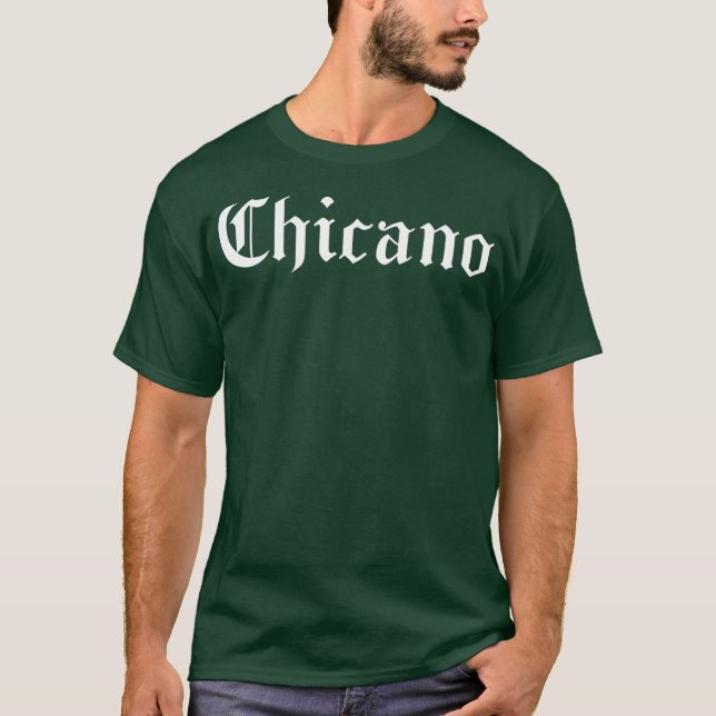 Chicano Mexikanischer Lateinischer Prix Latino Spa T-Shirt (Vorderseite)