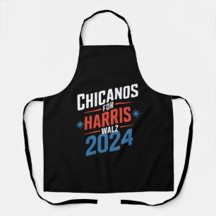 Chicanos für Harris Walz 2024 Präsidentschaftswahl Schürze